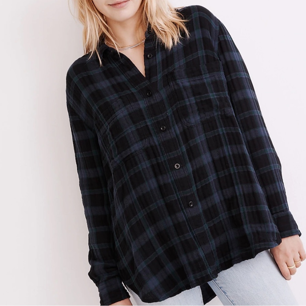 ✨Madewell Boyfriend Flannel
